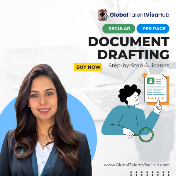 Global Talent Visa Document Drafting per page regular Image