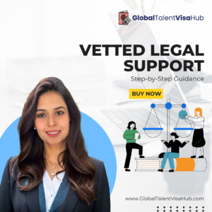 Global Talent Visa vetted legal support Image